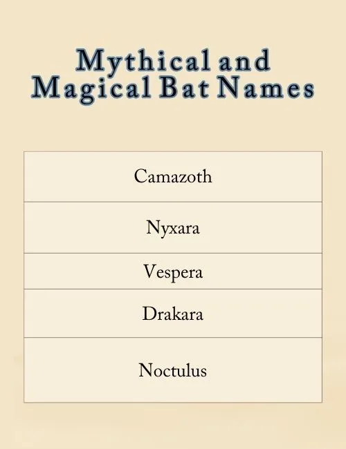 Magical Bat Names