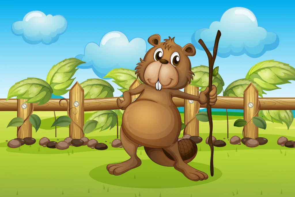 Adorable beaver