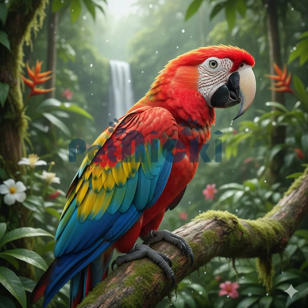 Colorful parrot