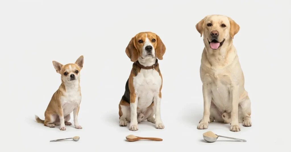 small medium and large dog size cinnamon safe amount guide